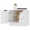 Mesas de cabeceira 2 pcs 40x39x40 cm branco 5