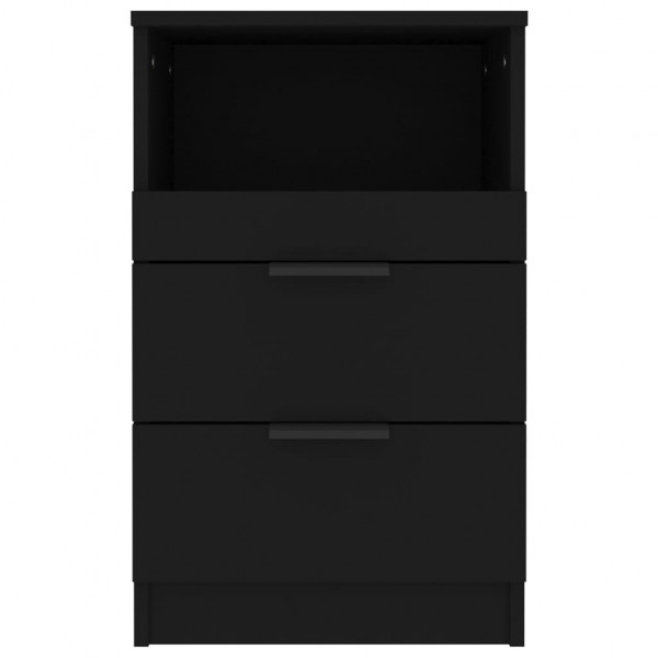 Mesa de cabeceira madeira processada preto M 3