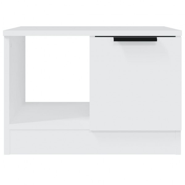Mesa de centro madera contrachapada blanco 50x50x36 cm M 5