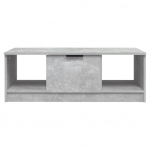 Mesa de centro 102x50x36 madeira processada cinza cimento H