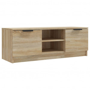 Mueble de TV madera contrachapada roble Sonoma 102x35x36.5 cm H