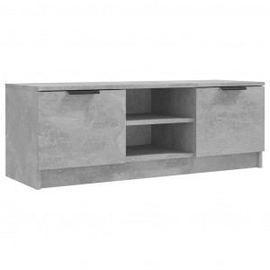 Mueble de TV madera contrachapada gris hormigón 102x35x36.5 cm H