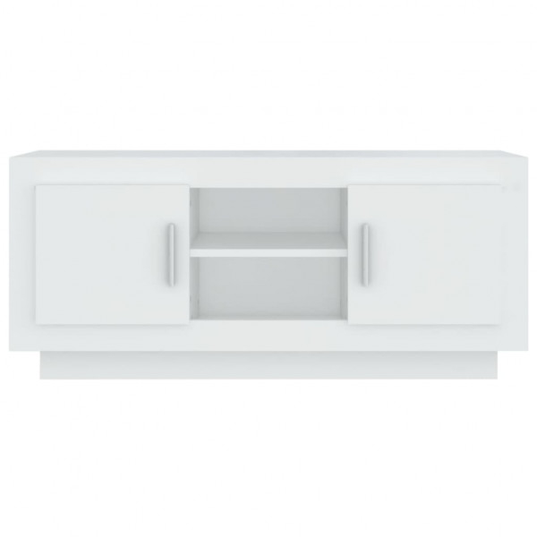 Mueble para TV madera contrachapada negro 102x35x45 cm M 5