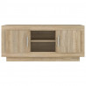 Mueble de TV madera contrachapada roble Sonoma 102x35x45 cm 5