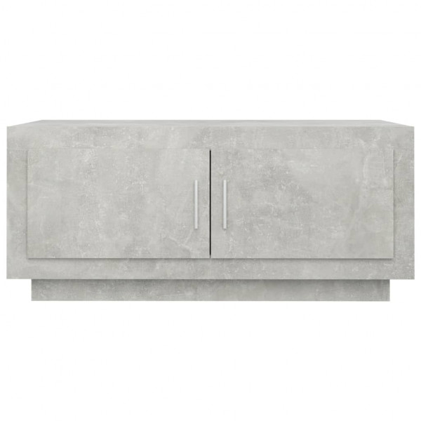 Mesa de centro madera contrachapada gris hormigón 102x50x45 cm M 5