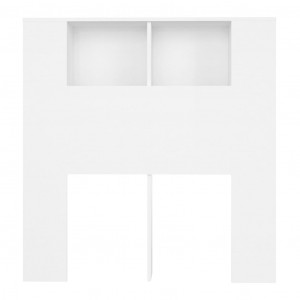 Armário de cabeceira 100x18.5x102.5 cm branco H