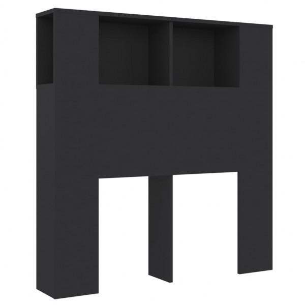 Mueble cabecero negro 100x18.5x104.5 cm M 2