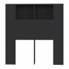 Mueble cabecero negro 100x18.5x104.5 cm 4