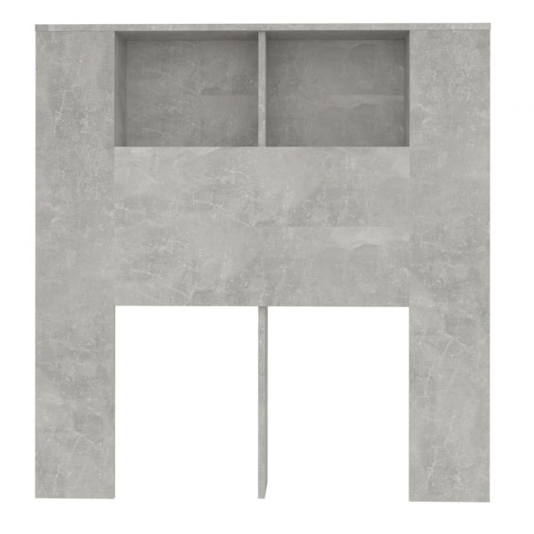 Mueble cabecero gris hormigón 100x18.5x104.5 cm M 4
