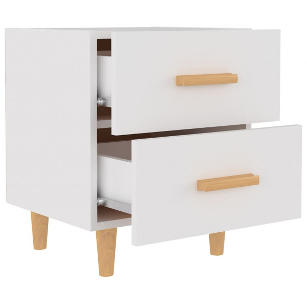 Mesa de cabeceira 40x35x47.5 cm branco M 5