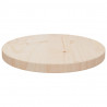 Superficie de mesa madera maciza de pino Ø30x2.5 cm 2