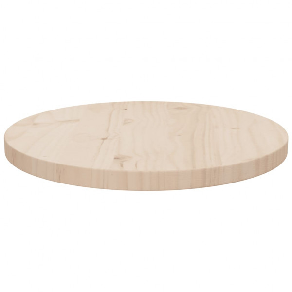 Superficie de mesa madera maciza de pino Ø40x2.5 cm M 2
