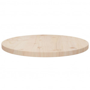Superficie de mesa madera maciza de pino Ø50x2.5 cm H