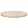 Superficie de mesa madera maciza de pino Ø50x2.5 cm 2