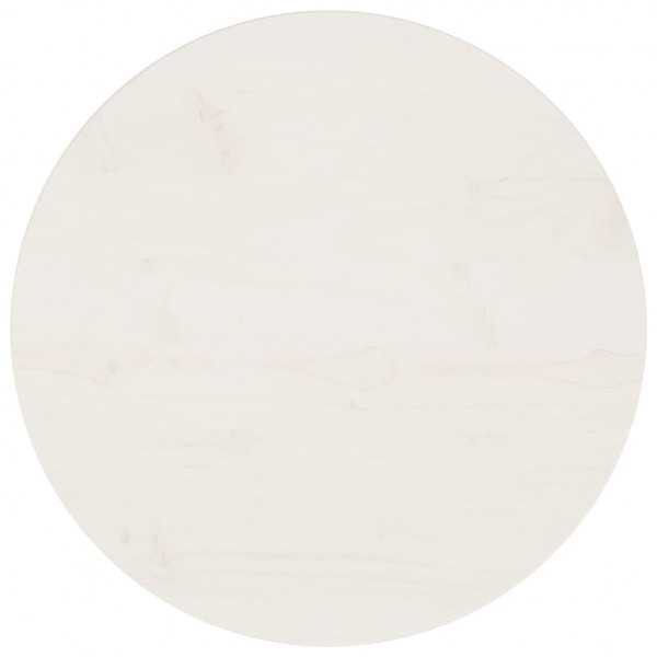 Superficie de mesa madera maciza de pino blanco Ø50x2.5 cm D