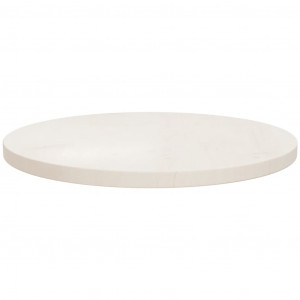 Superficie de mesa madera maciza de pino blanco Ø50x2.5 cm H
