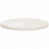 Tampo de mesa pinho maciço Ø50x2.5 cm branco 2
