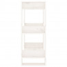 Estantería/divisor de espacios madera pino blanco 60x35x91 cm 4