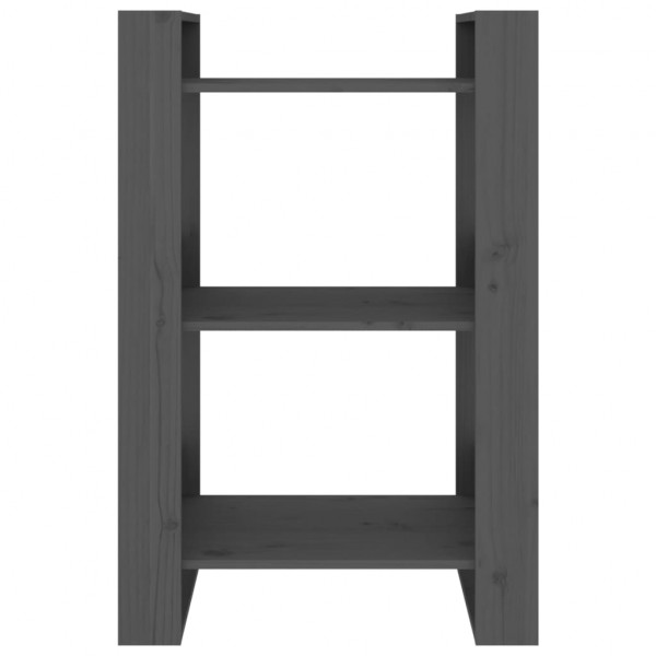 Estantería/divisor de espacios madera pino gris 60x35x91 cm M 3