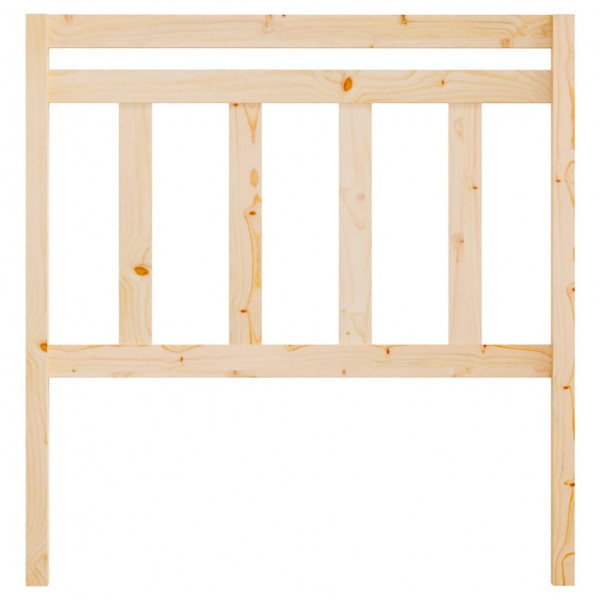 Cabecero de cama madera maciza de pino 106x4x100 cm M 3