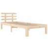 Estructura de cama madera maciza 100x200 cm 3