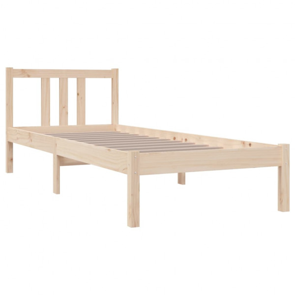 Estrutura cama pequena solteiro 75x190 cm madeira maciça M 3
