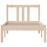 Estructura de cama madera maciza 75x190 cm 4