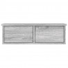 Armario de pared madera contrachapada gris Sonoma 60x26x18.5 cm 3