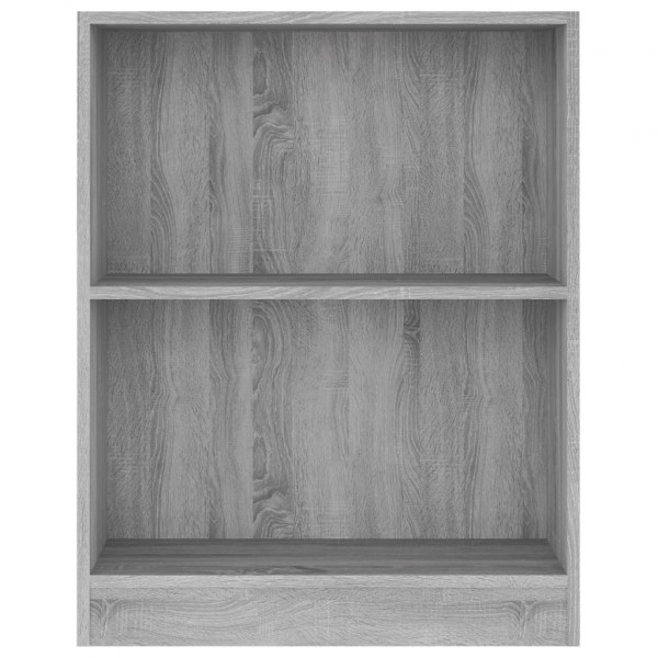 Estantería de madera contrachapada gris Sonoma 60x24x74.5 cm M 4