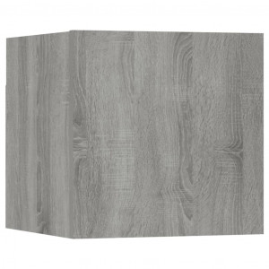 Mueble para TV de pared gris Sonoma 30.5x30x30 cm H