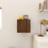 Mueble para TV de pared roble marrón 30.5x30x30 cm 4