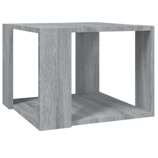 Mesa de centro madera contrachapada gris Sonoma 40x40x30 cm M 4