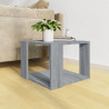 Mesa de centro madera contrachapada gris Sonoma 40x40x30 cm 5