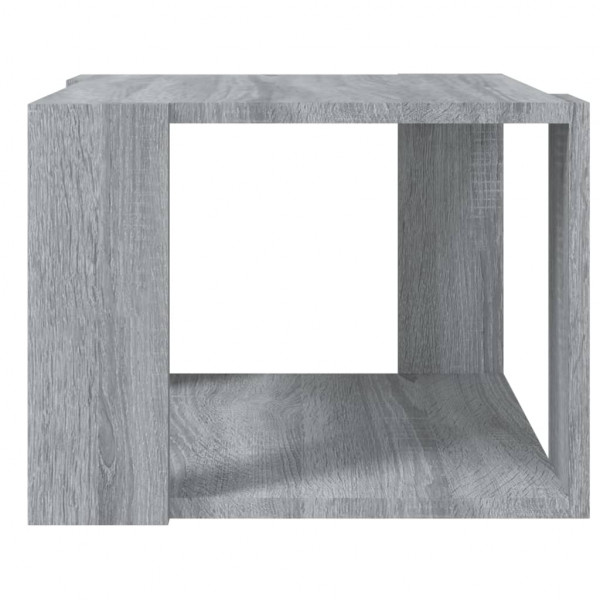 Mesa de centro madera contrachapada gris Sonoma 40x40x30 cm M 2