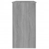 Escritorio de madera contrachapada gris Sonoma 80x40x75 cm 5