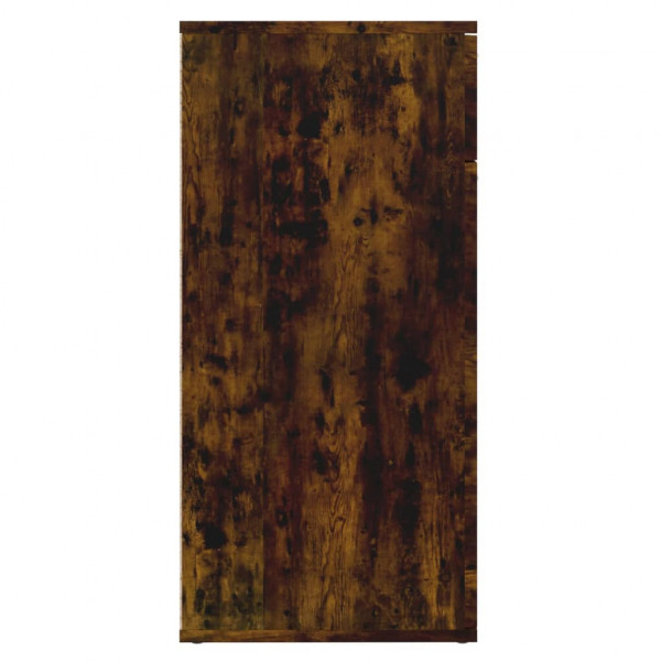 Aparador madera contrachapada roble ahumado 80x36x75 cm M 4
