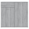Aparador de madera contrachapada gris Sonoma 80x36x75 cm 3