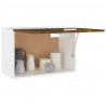 Armario colgante madera contrachapada roble ahumado 60x31x40 cm 4