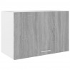 Armario colgante madera contrachapada gris Sonoma 60x31x40 cm 2