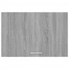 Armario colgante madera contrachapada gris Sonoma 60x31x40 cm 5
