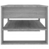 Mesa de centro madera contrachapada gris Sonoma 102x55x45 cm 4