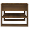 Mesa de centro madera contrachapada roble marrón 55.5x55x45 cm 4