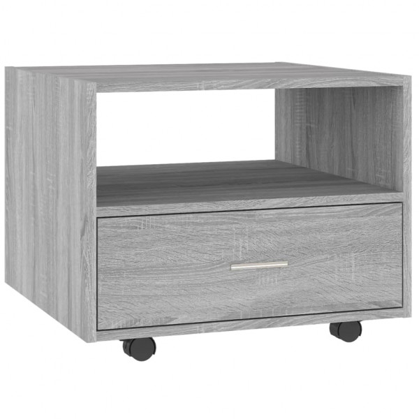Mesa de centro madera de ingeniería gris Sonoma 55x55x40 cm M 2