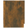 Mesitas de noche 2 uds madera contrachapada color roble ahumado 5