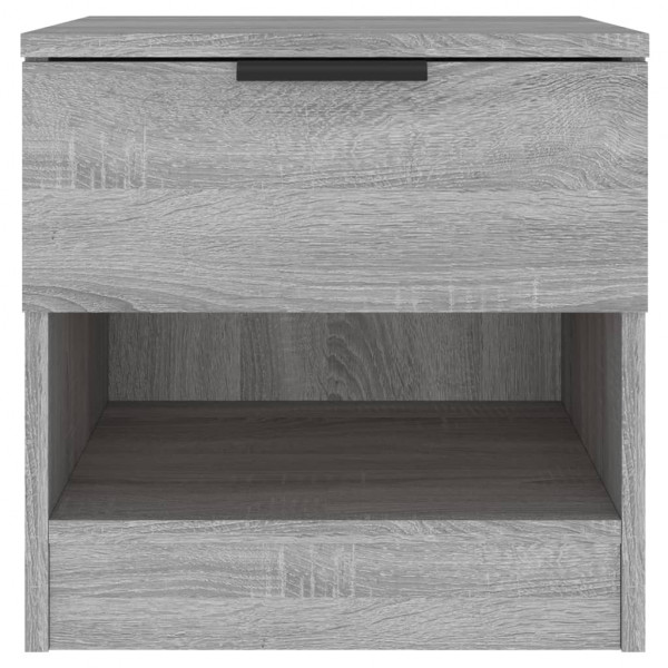 Mesa de cabeceira 2 pcs derivados de madeira cinzento sonoma M 5