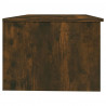 Mesa de centro madera de ingeniería roble ahumado 102x50x36 cm 4