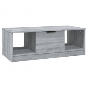 Mesa de centro madera de ingeniería gris Sonoma 102x50x36 cm H