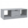 Mesa de centro madera de ingeniería gris Sonoma 102x50x36 cm 2