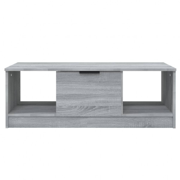 Mesa de centro madera de ingeniería gris Sonoma 102x50x36 cm M 3