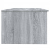 Mesa de centro madera de ingeniería gris Sonoma 102x50x36 cm 4